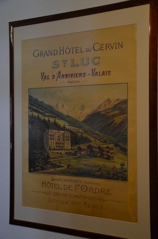 Guesthouse & Hotel Le Cervin Vissoie ภายนอก รูปภาพ